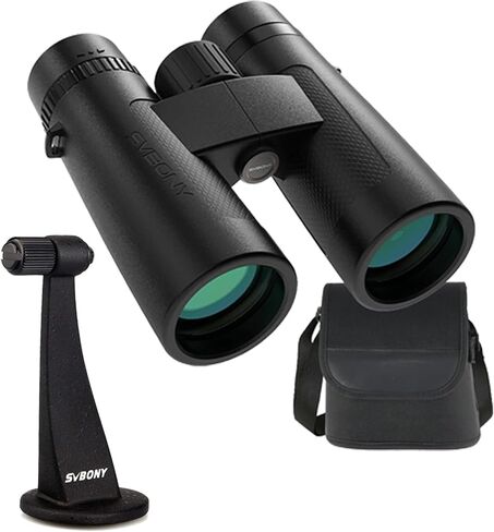 SVBONY Upgraded SV202 8x42 ED Binocular & Metal Tripod Adapter with Extra-Low Dispersion Objective Lenses for Birdwatching, BAK4 & FMC Optic System, Wide View Angle, IPX7 Waterproof in Kuwait
