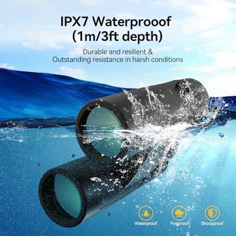 SVBONY Upgraded SV202 8x42 ED Binocular & Metal Tripod Adapter with Extra-Low Dispersion Objective Lenses for Birdwatching, BAK4 & FMC Optic System, Wide View Angle, IPX7 Waterproof in Kuwait