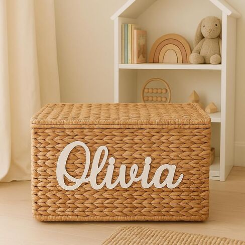 Personalized Wooden Name Sign | Customizable Nursery Decor | Gift for Any Newborn | 8" to 35" Wide in Kuwait