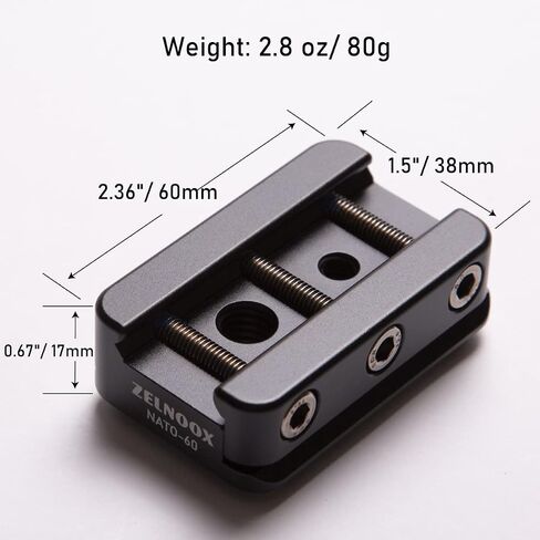 Picatinny Arca Swiss Plate,Picatinny Rail to Arca Tripod Mount,Picatinny Rail Converted into Arca RRS Dovetail Adapter, Compatiable Really Right Stuff Tripod Mount 1911 in Kuwait
