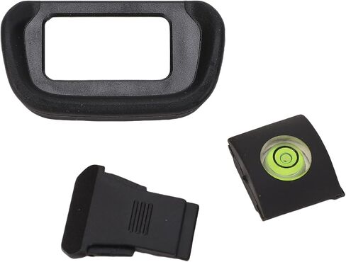 Jiawu Camera Viewfinder Eyecup with Hot Shoe Cap, Soft ABS Material, Perfect for Long Recording Sessions with R10 Cameras, 1 Set in Kuwait