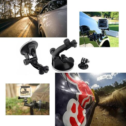 10-in-1 Accessory Kit for Hero13 12 11 10 9 8 7 6 5 4 3+ 3 Hero Session 5 Black AKASO EK7000 for Apeman SJ4000 5000 6000 for DBPOWER for AKASO,Action Camera Accessories for Insta360 Ace Pro 2 X5 in Kuwait