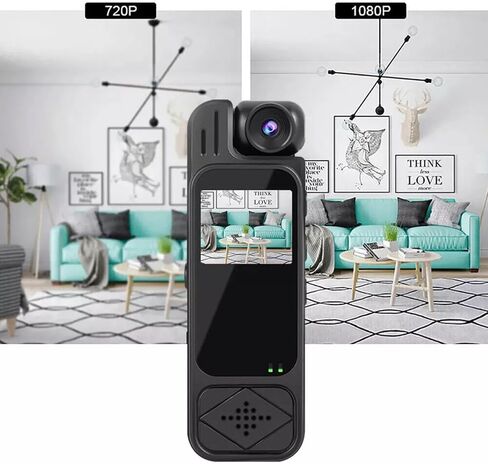 1080P Night Vision Wearable 180° Rotatable Camera for Outdoor Sport Travel in Kuwait