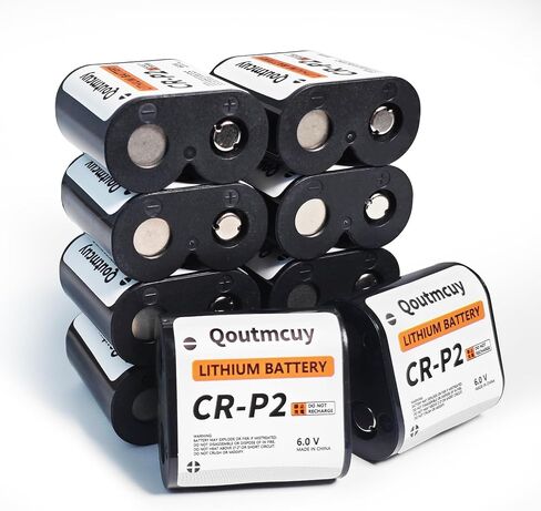 6V 1600mAh CR-P2 Lithium Photo Batteries (2026 Newly Upgraded,Pack of 5)|Perfect Replacement for 223A, 2CR - P2, EL223AP, and DL223A Batteries in Kuwait