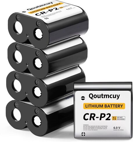6V 1600mAh CR-P2 Lithium Photo Batteries (2026 Newly Upgraded,Pack of 5)|Perfect Replacement for 223A, 2CR - P2, EL223AP, and DL223A Batteries in Saudi Arabia