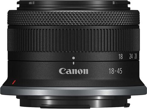 Canon EOS R50 with 18-45mm Lens + 64GB Memory, Wireless Lavalier Microphones, LED Light, Grip Tripod w/Remote Shutter, Selfie Stick, Case, Software, and More (Pro Video Creator Bundle) (Renewed) in Kuwait