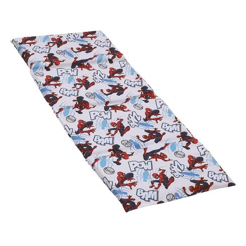 NoJo Marvel Spiderman to The Rescue Red, White, and Blue Preschool Nap Pad Sheet in Saudi Arabia
