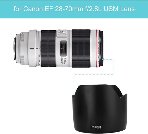 EW-83B II Lens Hood for Canon EF 28-70mm f/2.8L USM Lens ew-83bII Camera Lens Hood Protection Accessory in Kuwait