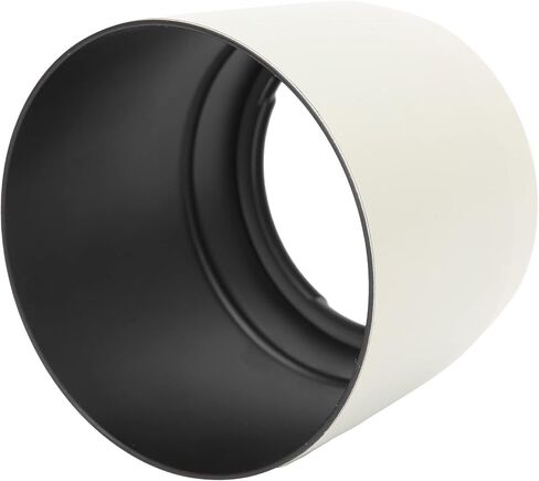 White ET-83C Lens Hood for EF 100-400mm F/4.5-5.6L IS USM, Matte Inner Wall, Avoids Scattered Light, Lightweight in Kuwait