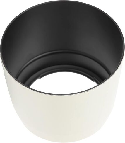 White ET-83C Lens Hood for EF 100-400mm F/4.5-5.6L IS USM, Matte Inner Wall, Avoids Scattered Light, Lightweight in Kuwait