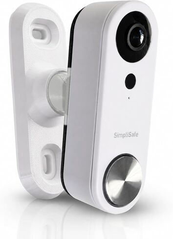 SplashNColor Adjustable Wall Mount for SimpliSafe Doorbell Latest Gen, Compatible with SimpliSafe Camera Home Security System, Secure Mount to Optimize Viewing Angle, Easy Install Kit & Outdoor Safe in Kuwait