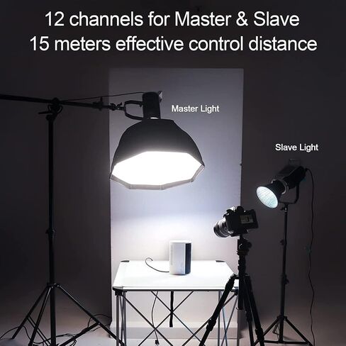 GVM 200W LED Video Light, SD200D Photography Studio Lighting Kit with Bluetooth/DMX Control, 93000lux@0.5m 3200K-5600K Bi-Color Continuous Output Lighting for YouTube Photography, CRI 97+ in Kuwait