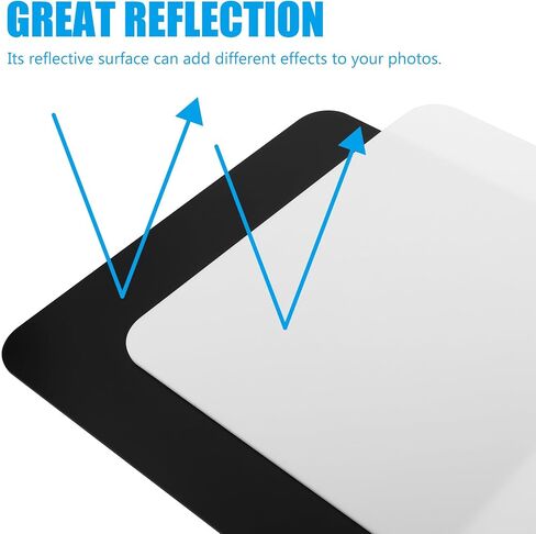 Boards or Reflective 2pcs 30x30cm Photography Acrylic to Display Background Boards with up Design for in Watches Objects Sellers in Kuwait