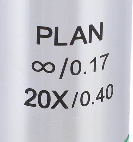Tbest 20X Plan Objective Lens, Microscope Objective Lens20.2MM Thread RMS Lens for Biological Microscope in Kuwait