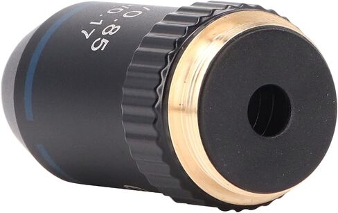 Microscope Lens 60X Achromatic Brass with High Light Transmission for Biology Laboratory 20.2 mm in Kuwait
