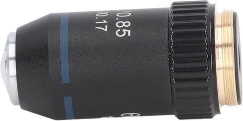 Microscope Lens 60X Achromatic Brass with High Light Transmission for Biology Laboratory 20.2 mm in Kuwait