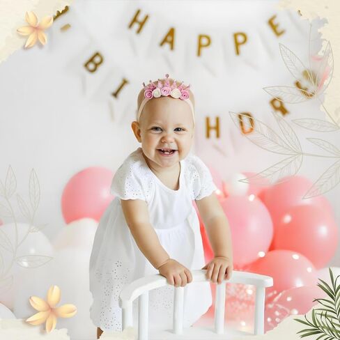 Baby Photography Props White Wooden Stool Toddler Posing Props Cake Smash | Toddler Photo Props Doll Chair Wood Stool Bench Gift Baby Milestone Chair for First Birthday Portraits, Cake Smash Sessions in Kuwait