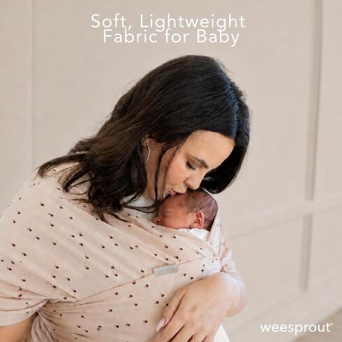 WeeSprout Baby Wraps Carrier - Perfect Child Sling for Newborn and Infant, Enhances Bonding, Soft and Breathable, Ideal for Babywearing in Kuwait