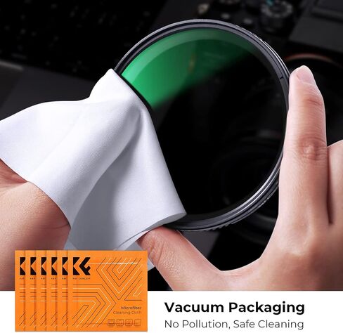 K&F CONCEPT 9-in-1 Camera Lens Cleaning Kit for DSLR, Filters, Phone, Tools | Strong Blower,Safe Cleaning Solution,Anti-Static Lint-Free Pen,Portable Microfiber Cleaning Cloth Multi Device Use,MK07 in Kuwait