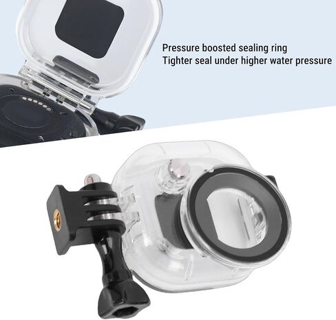 GOWENIC Water Proof Case for, Transparent PC Camera Protective Dive Case, 50m 164ft Underwater Housing, Shock and Scratch Protection for Diving Surfing Skiing in Kuwait