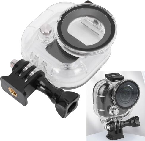 GOWENIC Water Proof Case for, Transparent PC Camera Protective Dive Case, 50m 164ft Underwater Housing, Shock and Scratch Protection for Diving Surfing Skiing in Kuwait