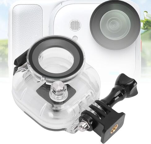 GOWENIC Water Proof Case for, Transparent PC Camera Protective Dive Case, 50m 164ft Underwater Housing, Shock and Scratch Protection for Diving Surfing Skiing in Kuwait