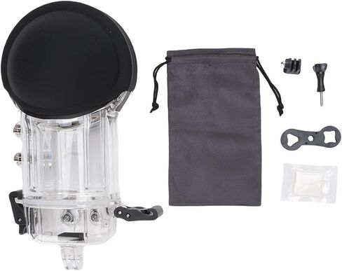 Diving Case for Action Camera 50m/164ft for X5, Transparent Lens Protection for Diving and Surfing in Kuwait