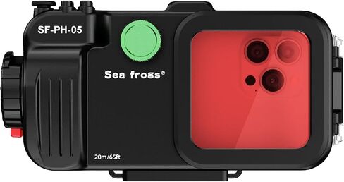 Sea frogs Underwater Phone Housing Compatible with iPhone and Android | Waterproof IPX8 Rated Depth 20m/ 66ft Dive Case for Snorkeling Scuba Surf in Kuwait