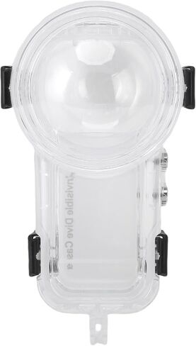 Diving Camera Dive Case for X5 Dive Case, 60m Panoramic Housing, Tempered Glass Lens Anti Fog Sheets, Ideal for Diving Surfing Snorkeling in Kuwait