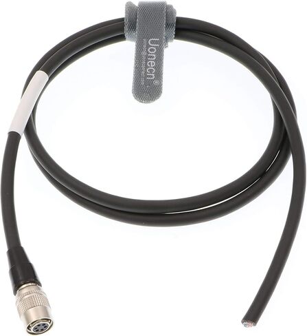 Uonecn Industrial Camera Power Trigger IO Signal Cable Hirose 6 Pin Female Plug to Open for Basler AVT GIGE Sony CCD Industrial Camera in Kuwait
