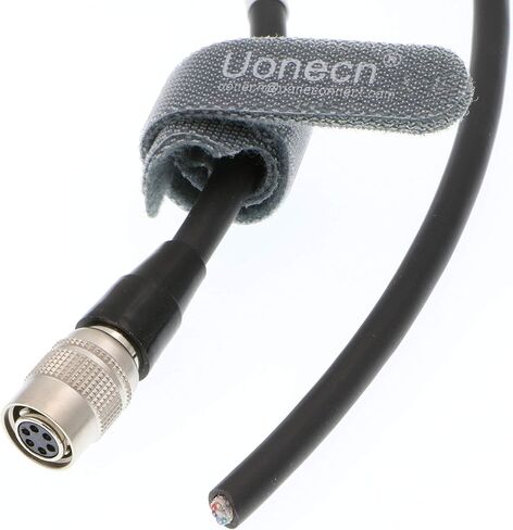 Uonecn Industrial Camera Power Trigger IO Signal Cable Hirose 6 Pin Female Plug to Open for Basler AVT GIGE Sony CCD Industrial Camera in Kuwait