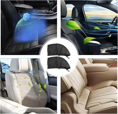 Screen for Car Breathable Stretchy Mesh Seat Sun Protection | Car Rear Side Window Shade Auto Window Accessories SUV Truck Anti-Sun Glare UV Rays Reduction Privacy Protection in Kuwait