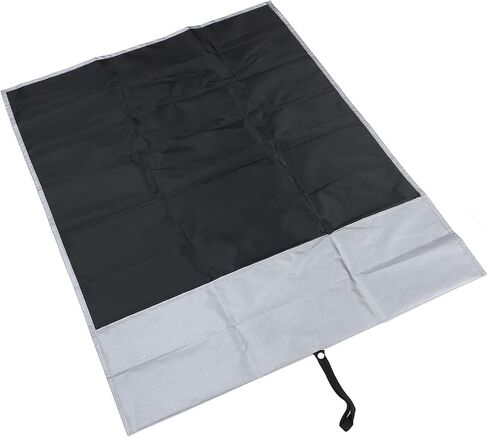 Fabater Baby Car Seat Cover, Reflective Sun Shade Cover for Heat Ray and Dust Protection with Quick Storage, Car Seat Dust with Silver Coated Oxford Fabric for Easy Installation on in Kuwait