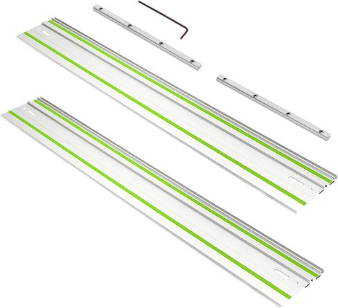110in Track Saw Guide Rail for festool Track Saw with Connector | 55" x 2 Guide Rail for festool FS1400/2 Guide Rail, Perfect for festool TS55/TS75 Track Saw and Longer Cuts, 2 Year Warranty in Kuwait