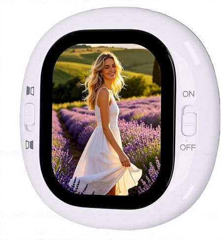 Generic Vlog Selfie Monitor Screen, 2.1 Inch 410x502 Resolution Wired Rear Camera Monitor with No App Setup, for Phone Live Streaming TikTok in Kuwait