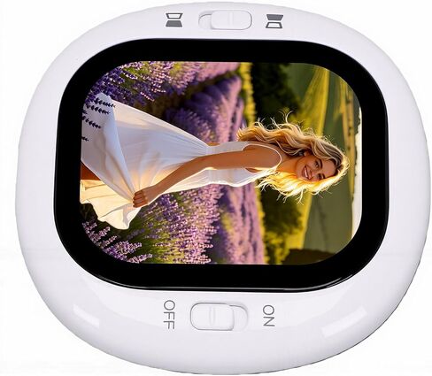 Generic Vlog Selfie Monitor Screen, 2.1 Inch 410x502 Resolution Wired Rear Camera Monitor with No App Setup, for Phone Live Streaming TikTok in Kuwait