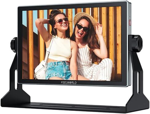 FEELWORLD M101S 10.1" 1200Nit Multi-View Field Monitor Dual 3G-SDI HDMI 2.0 Touch Camera Monitor for Multi-Camera Shooting in Kuwait
