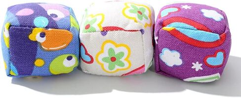 ERINGOGO 4pcs Throwing Sandbag and Family, Cloth Material, Hand-Eye Coordination and Increase Interaction, for Parties and Campgrounds Color in Kuwait