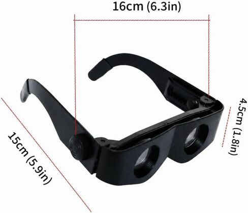 Portable Fishing Telescope Glasses – Adjustable Focus Binocular Magnifier for Long-Distance Viewing, Bird Watching & Outdoor Sports, Dual-Lens Design in Kuwait