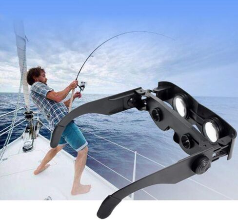 Portable Fishing Telescope Glasses – Adjustable Focus Binocular Magnifier for Long-Distance Viewing, Bird Watching & Outdoor Sports, Dual-Lens Design in Kuwait
