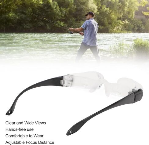 HD Glasses, 4X Magnification Opera Binocular Telescope, Fishing Magnifying Glasses for Bird Watching Fishing Concerts (Myopia Version) in Kuwait
