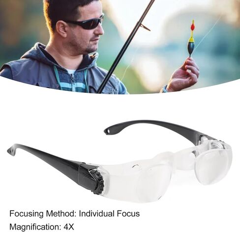HD Glasses, 4X Magnification Opera Binocular Telescope, Fishing Magnifying Glasses for Bird Watching Fishing Concerts (Myopia Version) in Kuwait