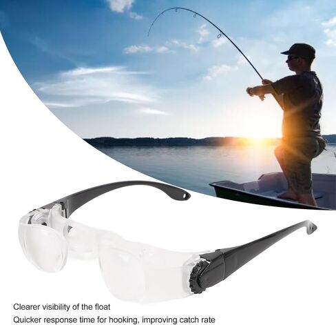 HD Glasses, 4X Magnification Opera Binocular Telescope, Fishing Magnifying Glasses for Bird Watching Fishing Concerts (Myopia Version) in Kuwait