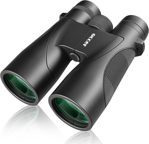 12x50 HD Binoculars for Adults, Easy Focus High Powered Low Light Vision | Bird Watching Hunting Cruise Ship Travel Concert Stargazing Outdoor, Large 50mm Objective Lens, Gift for Men in Kuwait