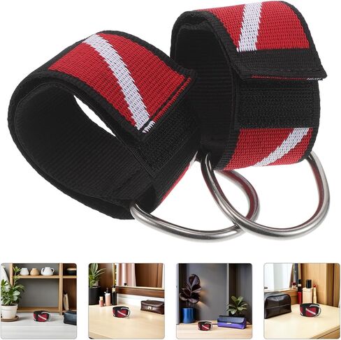 Scuba Diving Wrist Strap Stainless Steel and Nylon Webbing with D Ring 2pcs Adjustable Quick Release Design for Dive Cameras and Diving Accessories for Snorkeling and Swimming in Kuwait