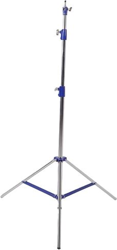 Asixxsix 9.8ft /3 Meter Light Stand, Photography Tripod Light Stand with 1/4 inch and 3/8 inch Screw Mounts, Height Adjustment Studio Lighting Tripod for Videography, Live Streaming (Silver) in Kuwait