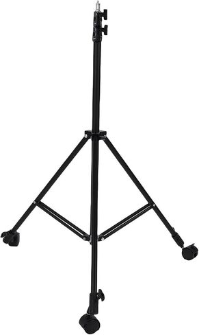 Fabater Photography Light Tripod Stand with Adjustable Height and Casters for Selfies, Video Recording - Metal, Nylon in Kuwait