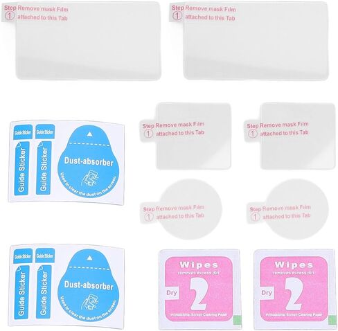 2 Pack Tempered Glass Screen Protector for Action 5 Pro, 9H Hardness Front Rear Lens & Display Film, 2.5D Curved Edge, Easy Installation, Scratch in Kuwait