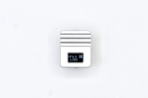 KEKS by antonKUNZE KM-Q OLED digital light meter, silver, OLED display on top in Kuwait