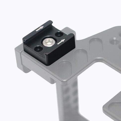 ibasenice 2 Set Adjustable Hot Shoe Mount Adapter for Camera and Flash Aluminum Alloy Cold Shoe Flash Bracket with Reliable Locking Mechanism in Kuwait